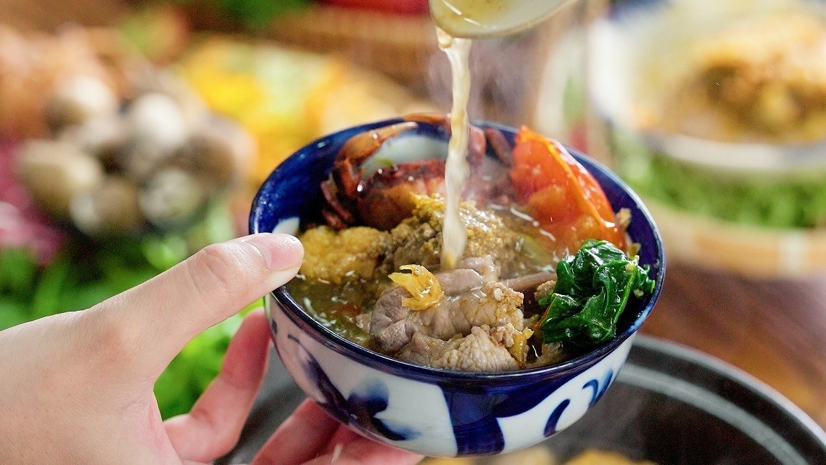 Lẩu riêu cua bắp bò