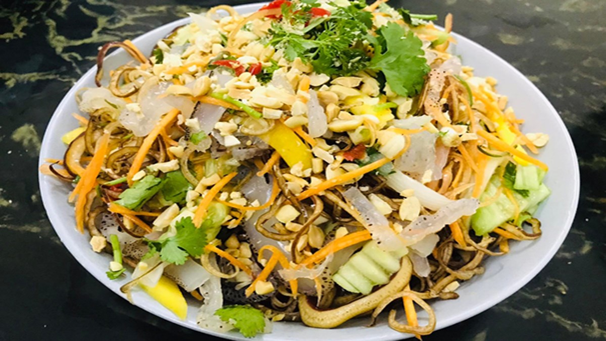 Nộm sứa hoa chuối 