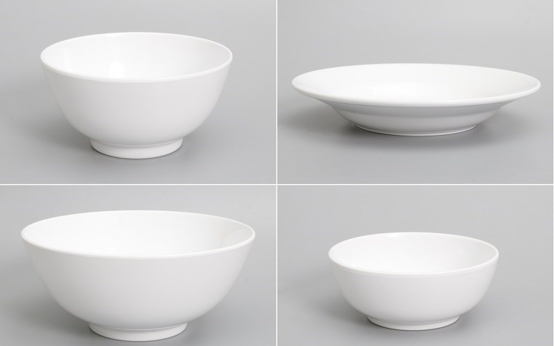 Bộ chén dĩa melamine Superware trắng