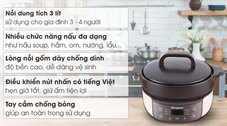 Nồi áp suất điện dưới 5 lít