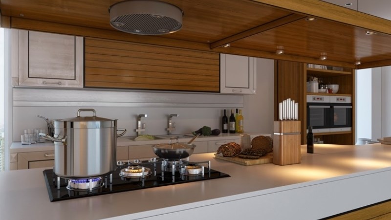 Cần dọn dẹp khu bếp sạch sẽ