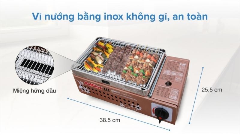 Review bếp nướng gas Namilux NH-84N