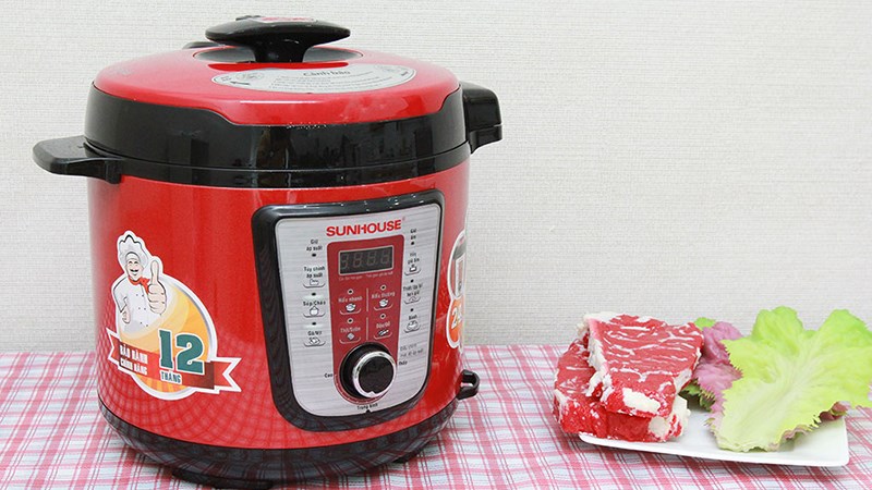 Giới thiệu nồi &aacute;p suất điện Sunhouse SHD 1767 6.0