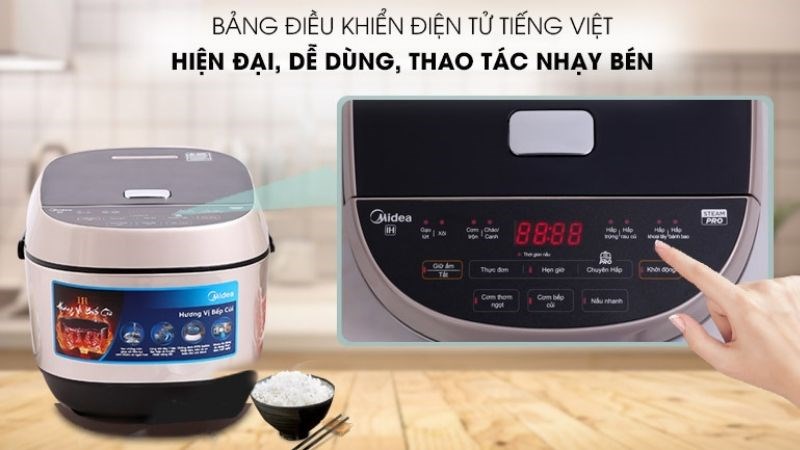 Nhượt điểm Nồi cơm điện Midea MB-HS5008