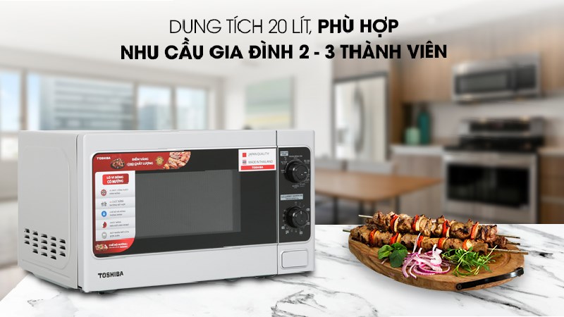 Nhược điểm lò vi sóng Toshiba nút vặn