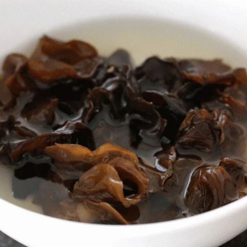 Bước 1 Sơ chế nguyên liệu Mọc viên nấm hương