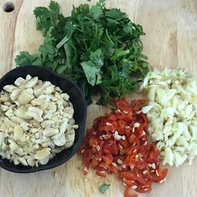 Bước 1 Sơ chế nguyên liệu Nộm sứa hoa chuối (Công thức chia sẻ từ người dùng)