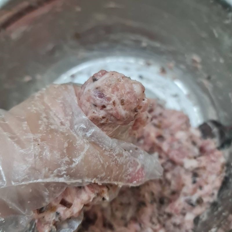 Bước 3 Trần mọc viên Mọc viên nấm hương