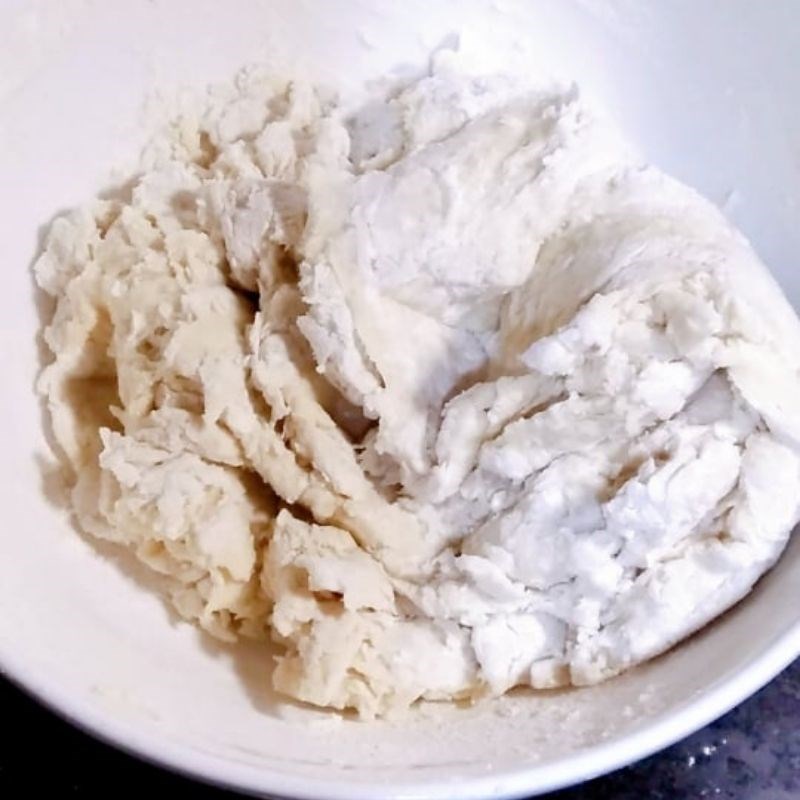 Bước 2 Trộn và ủ bột Cách làm bánh papparoti nhân bơ mặn