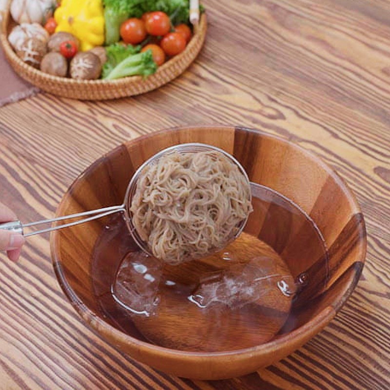 Bước 3 Trụng mì và sơ chế món ăn kèm Mì lạnh Naengmyeon-mul