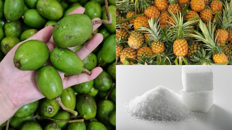 Nguyên liệu món ăn cách làm nước ép cóc