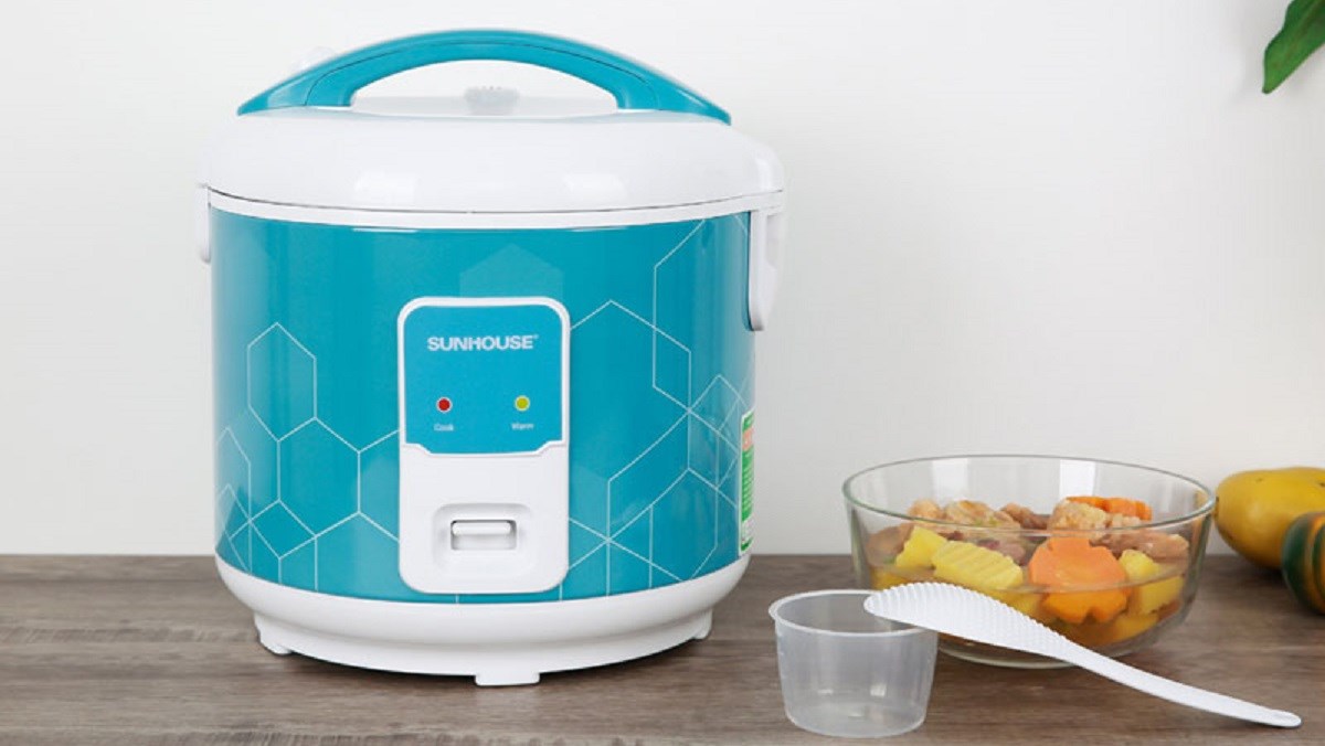 Review nồi cơm nắp gài Sunhouse SHD8622G