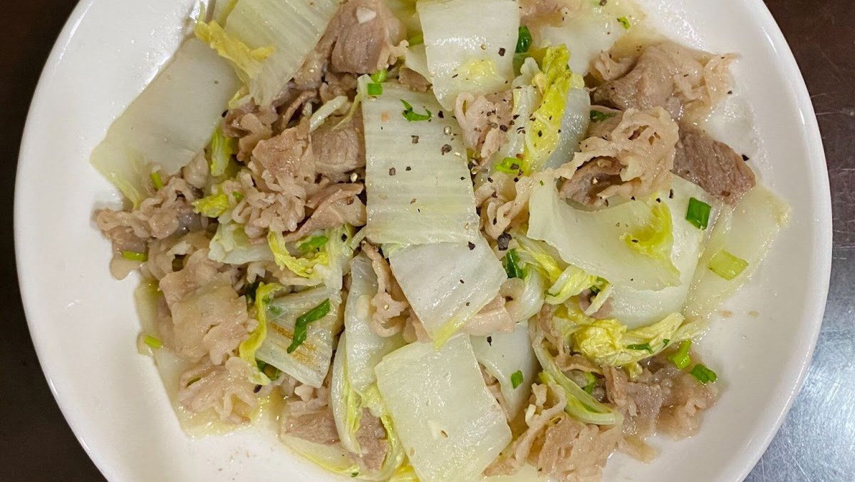 Cải thảo xào thịt bò (Công thức được chia sẻ từ người dùng)