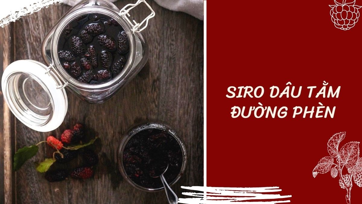 Siro dâu tằm đường phèn