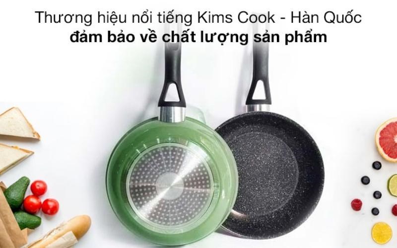 Chảo nhôm chống dính đáy từ 28cm Kims Cook EARM128H