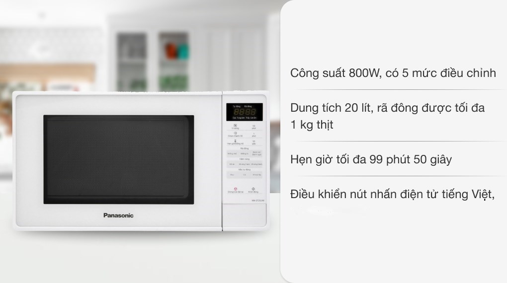 Lò vi sóng Panasonic NN-ST25JWYUE 20 lít 