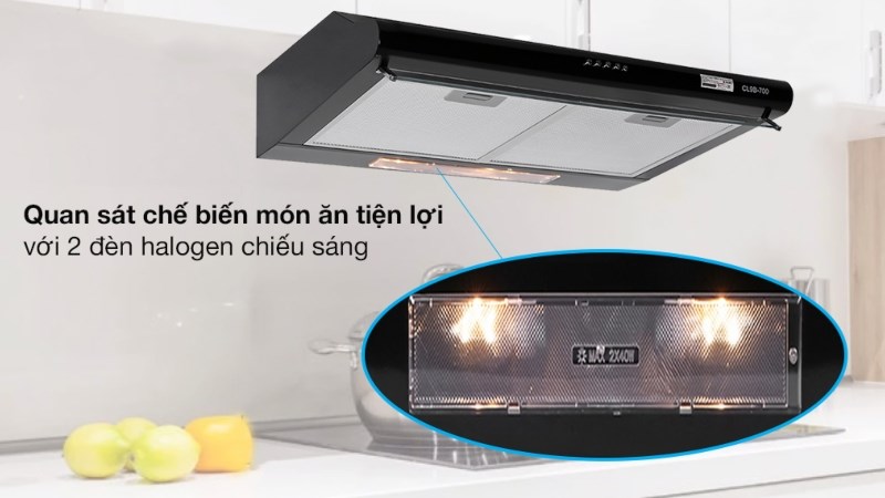 7 mẫu máy hút mùi cảm ứng hiện đại dễ sử dụng cho căn bếp gia đình