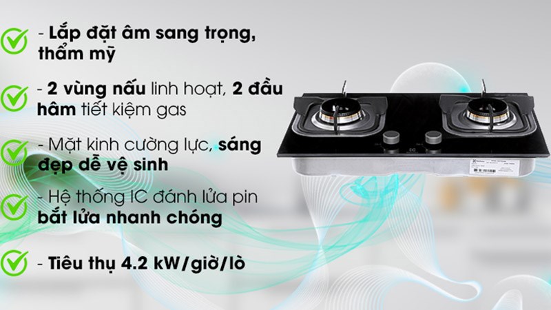 Bếp ga âm Electrolux EGT7221EK