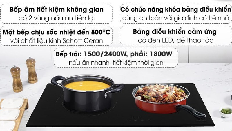  Bếp hồng ngoại lắp âm Hafele HC-R772D (536.61.685)