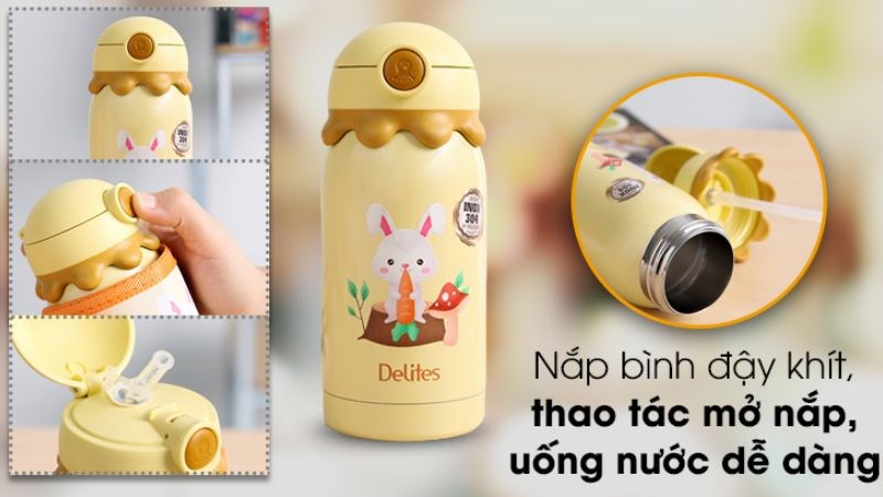 Bình giữ nhiệt inox 350 ml Delites X20 