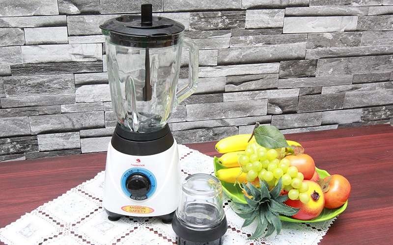 Máy xay sinh tố Happycook với cối xay bằng thủy tinh