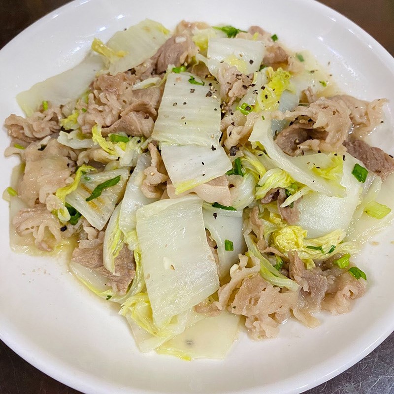 Bước 4 Thành phẩm Cải thảo xào thịt bò (Công thức được chia sẻ từ người dùng)