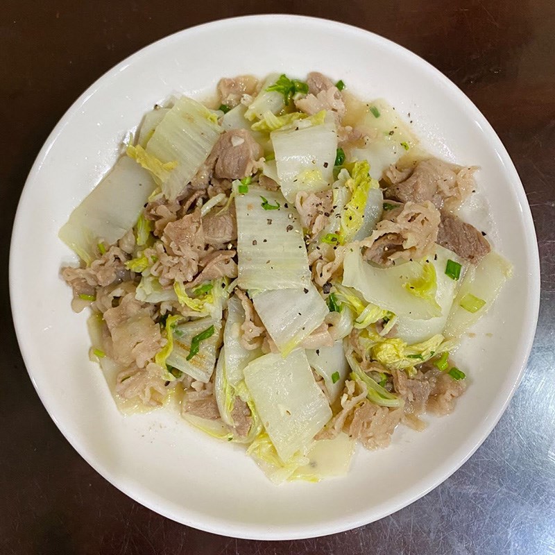 Bước 4 Thành phẩm Cải thảo xào thịt bò (Công thức được chia sẻ từ người dùng)