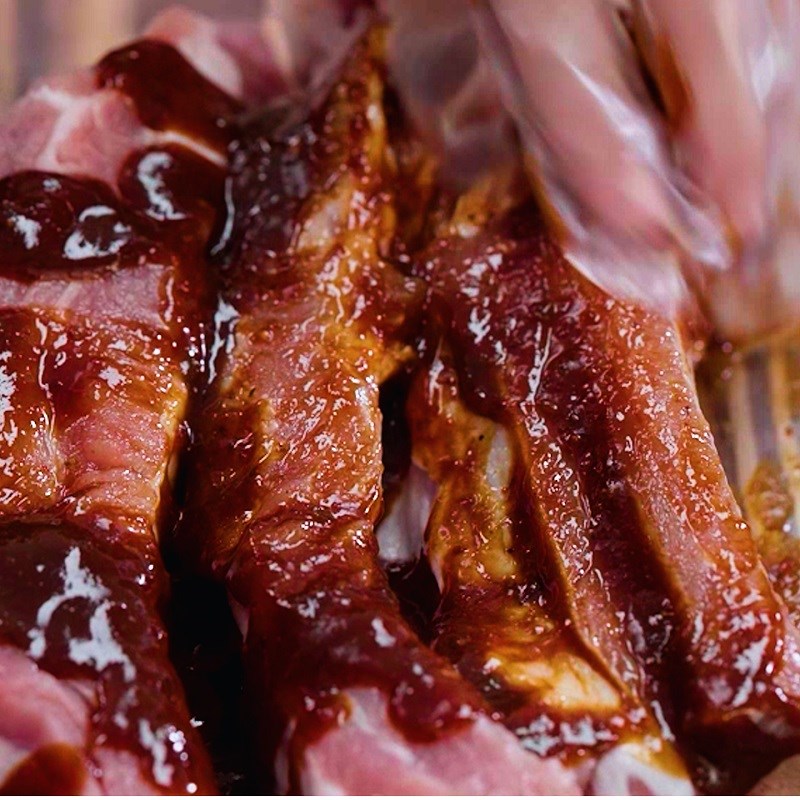 Bước 3 Nướng thịt Sốt ướp BBQ