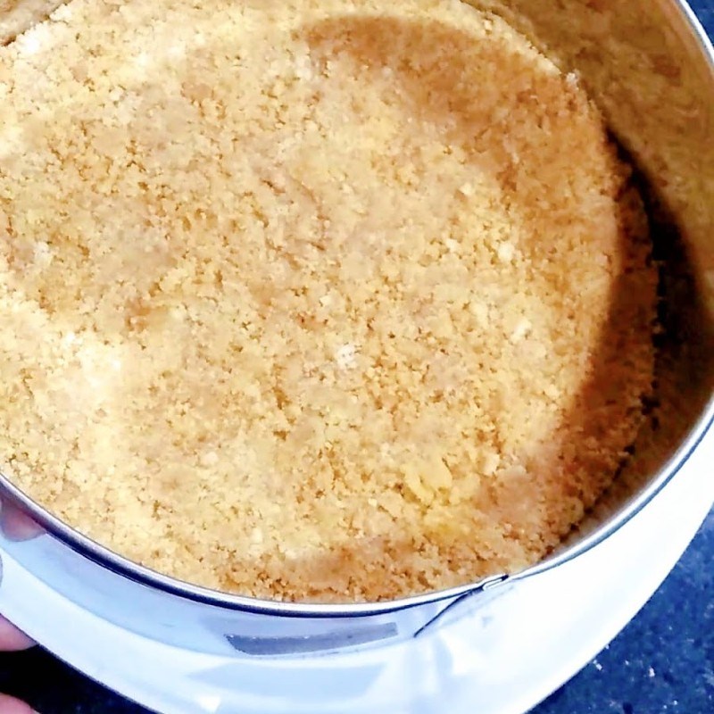 Bước 1 Làm đế bánh Cheesecake bơ