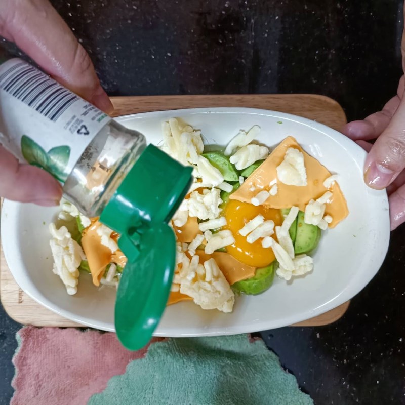 Bước 3 Nêm nếm bơ trứng Bơ nướng trứng phô mai (công thức chia sẻ từ người dùng)