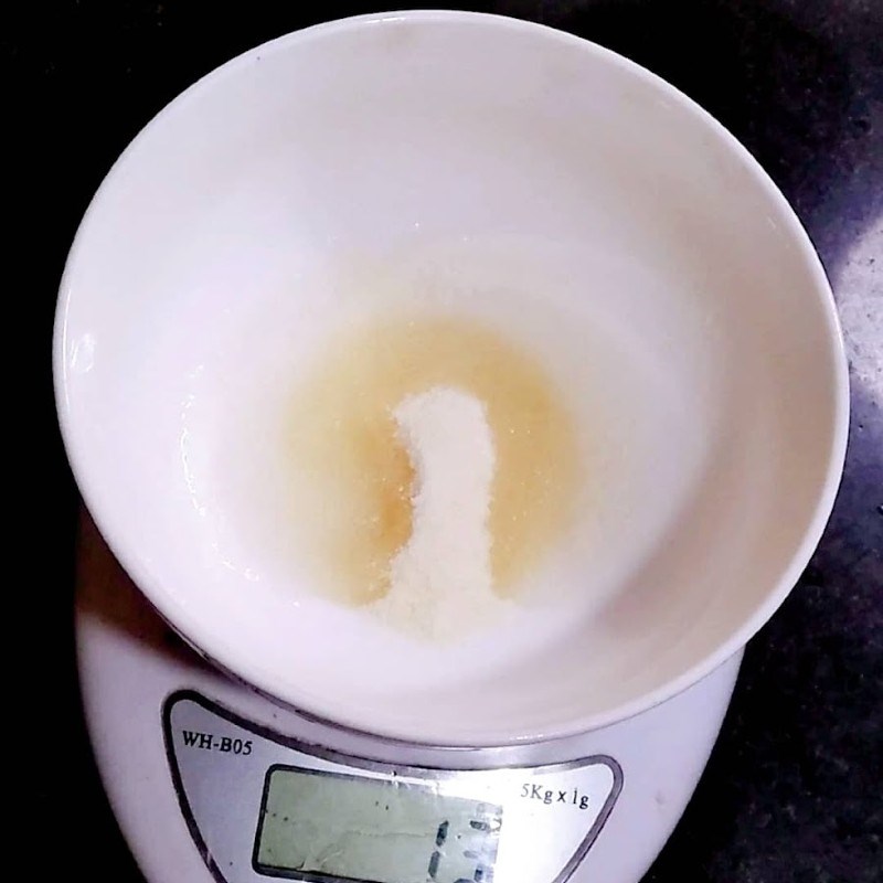 Bước 2 Ngâm gelatin Cheesecake bơ