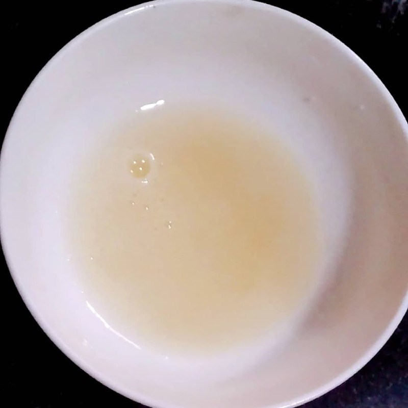 Bước 2 Ngâm gelatin Cheesecake bơ