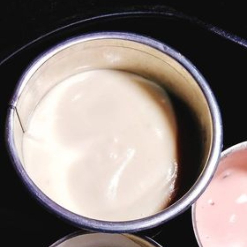 Bước 4 Nướng bánh Bánh bông lan kem trứng bằng nồi chiên không dầu