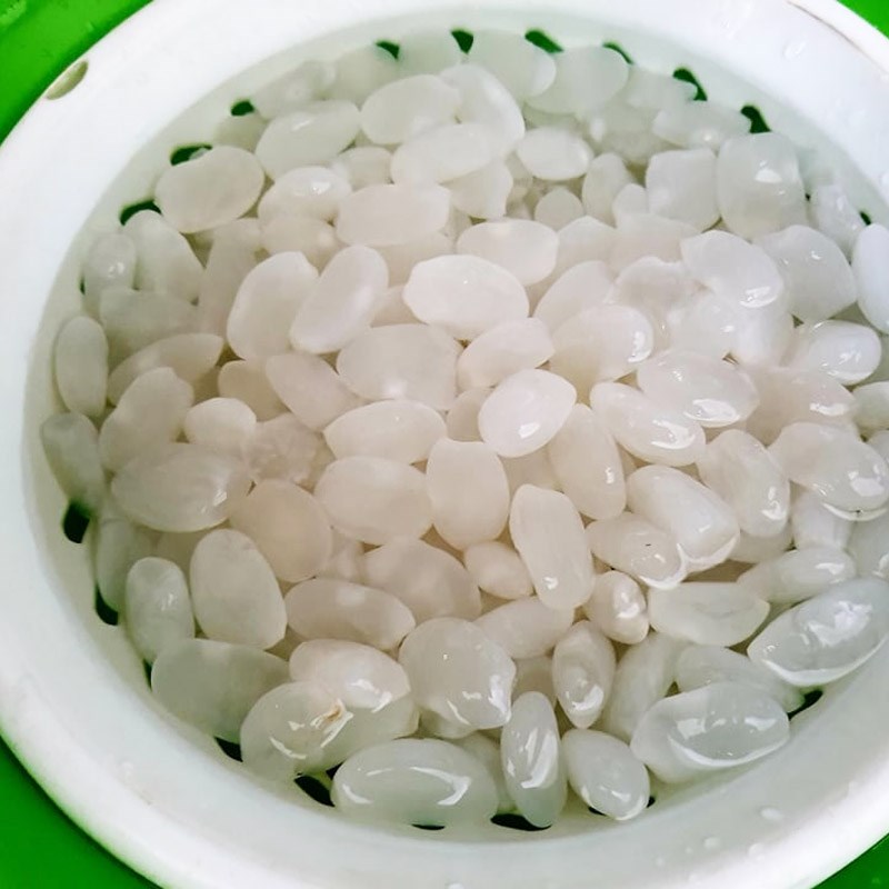 Bước 1 Sơ chế nguyên liệu Hạt đác rim dâu tây