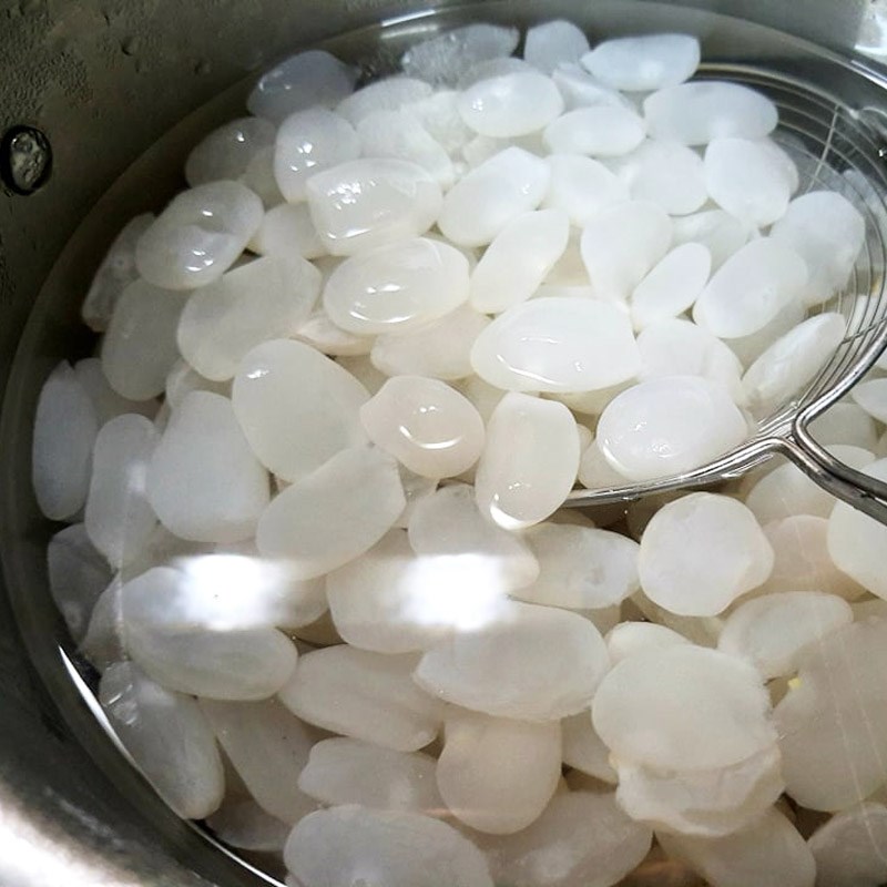 Bước 1 Sơ chế nguyên liệu Hạt đác rim dâu tây