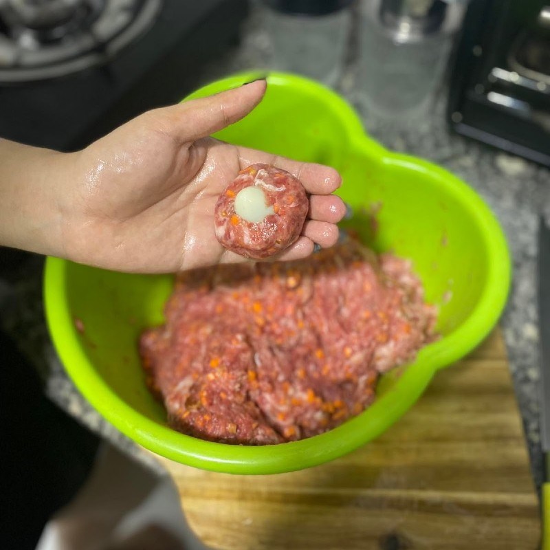 Bước 2 Tạo hình và hấp xíu mại Xíu mại trứng cút (công thức chia sẻ từ người dùng)