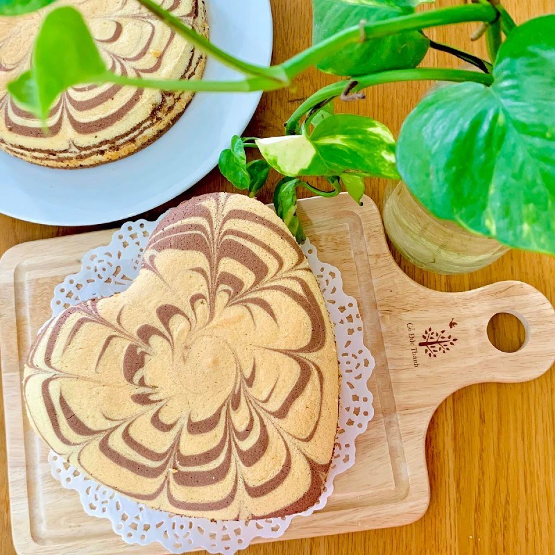 Bước 8 Thành phẩm Bánh bông lan ngựa vằn