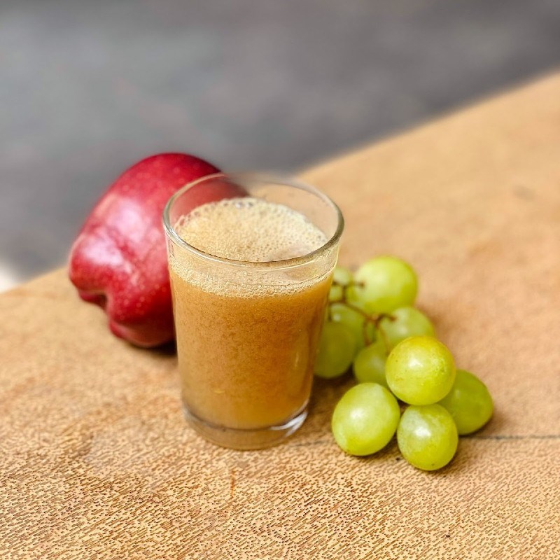 Bước 3 Thành phẩm Nước ép nho xanh táo