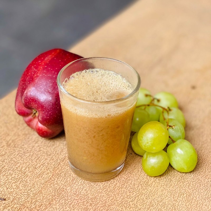 Bước 3 Thành phẩm Nước ép nho xanh táo