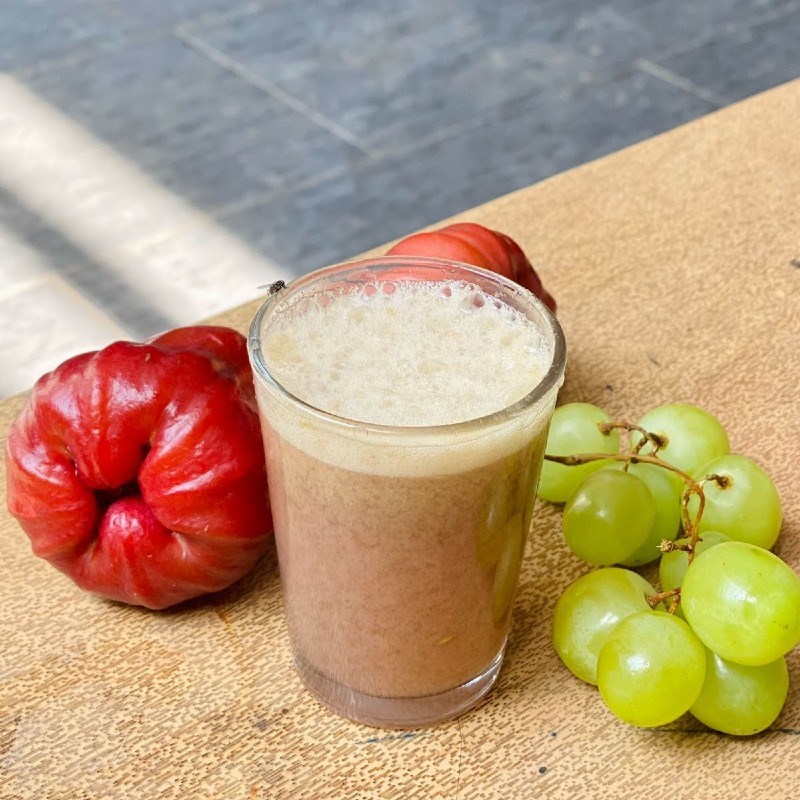 Bước 3 Thành phẩm Nước ép nho xanh mận