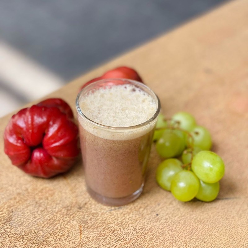 Bước 3 Thành phẩm Nước ép nho xanh mận