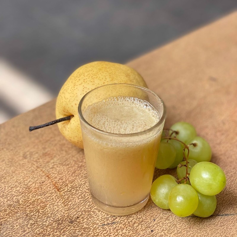 Bước 3 Thành phẩm Nước ép nho xanh lê