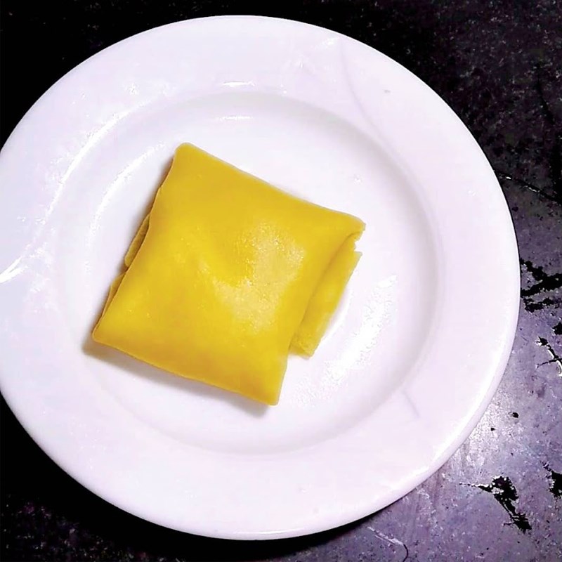 Bước 4 Thành phẩm Bánh crepe sầu riêng healthy