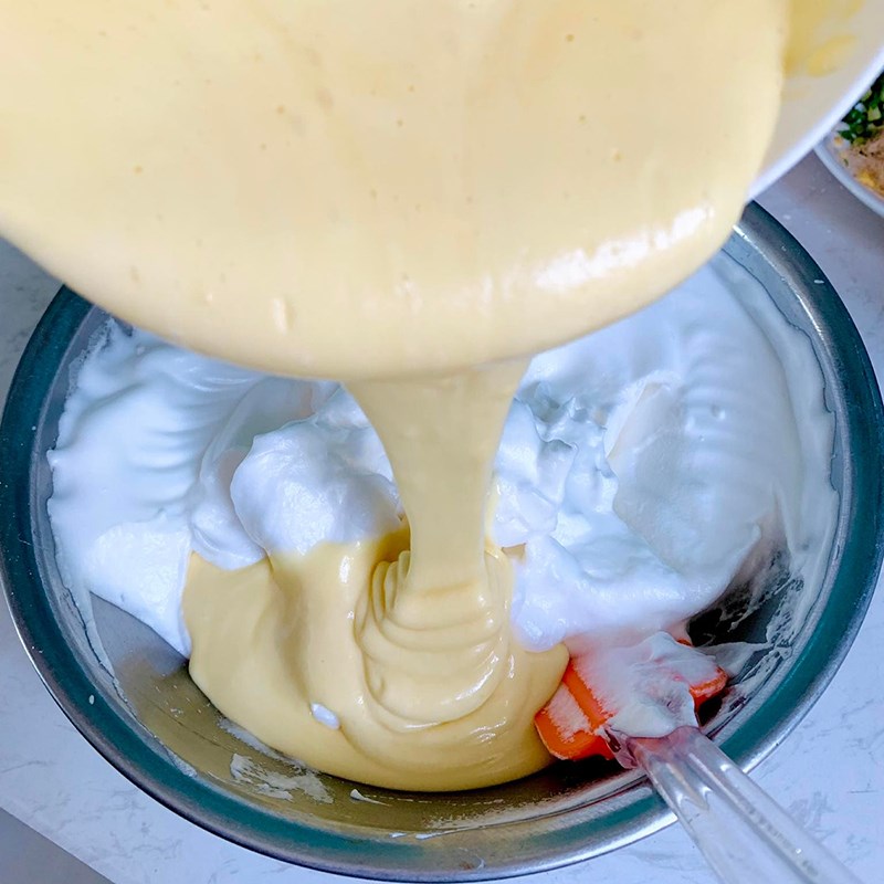 Bước 3 Trộn bột bánh Bánh bông lan Đài Loan (Công thức được chia sẻ từ người dùng)