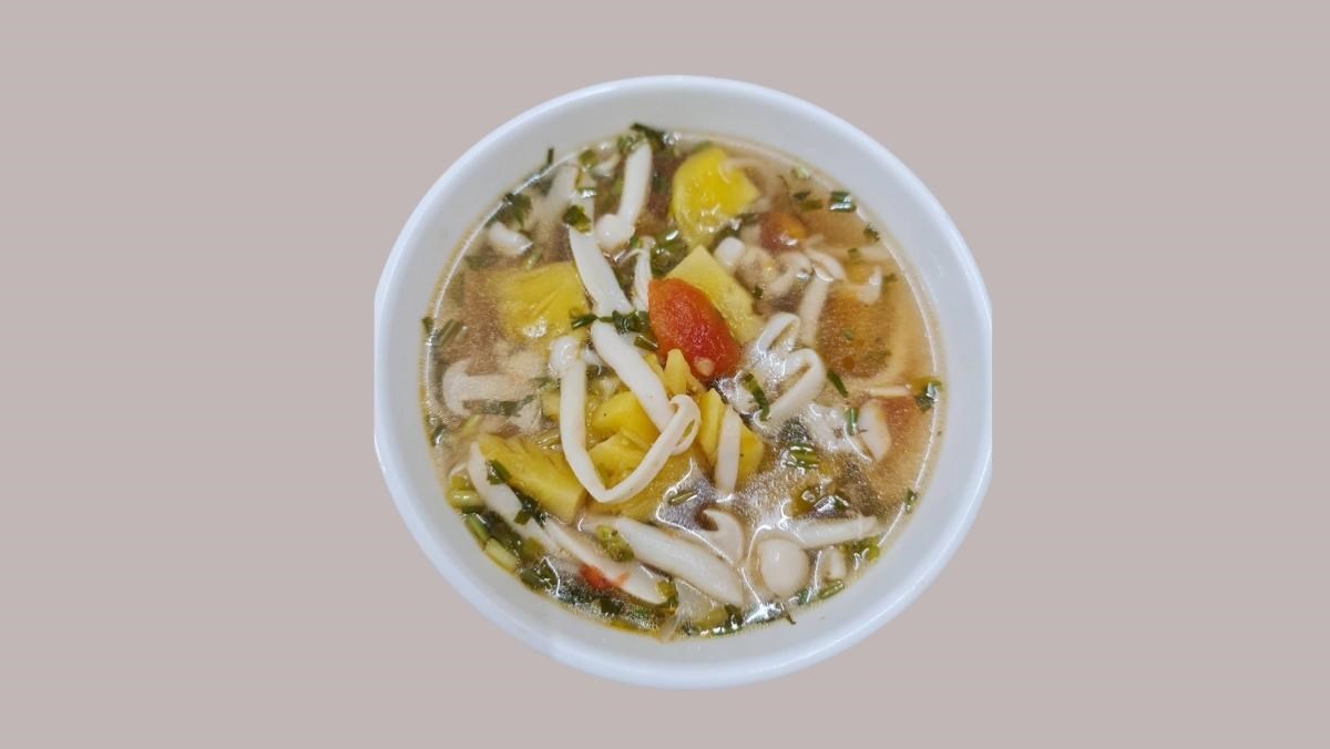 Canh nấm hải sản