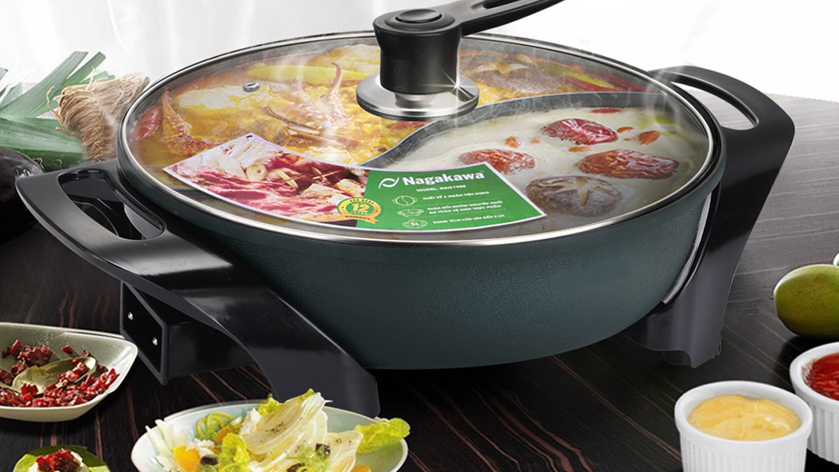 So sánh các hãng nồi lẩu điện nút gạt