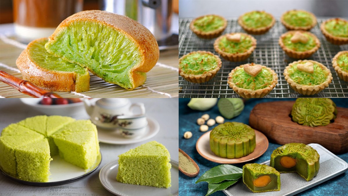 Bánh lá dứa nướng bằng lò nướng