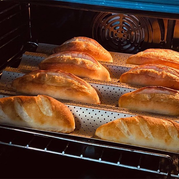 Cách có tác dụng bánh mì bởi lò nướng