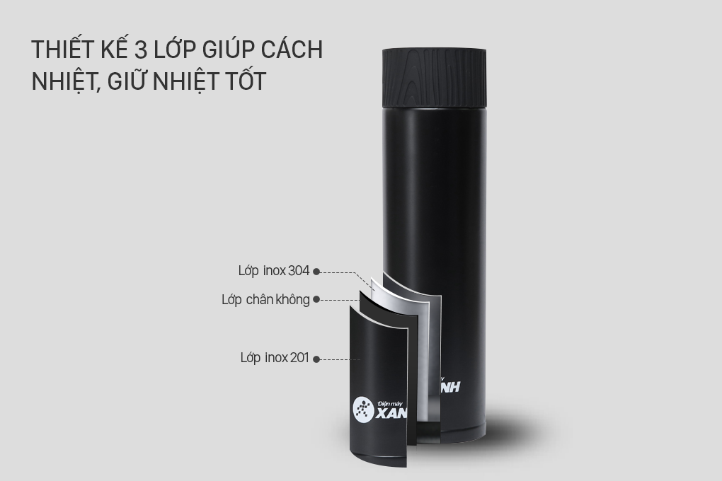 Bình giữ nhiệt inox 330 ml DMX QE-6042