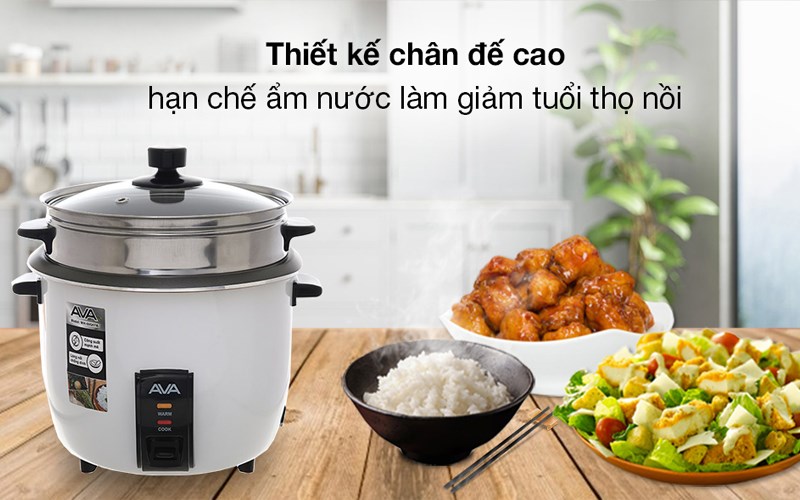 Nồi cơm điện nắp rời Ava WH-50G07A